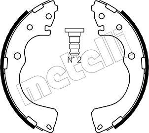 Metelli 53-0218 - Bremžu loku komplekts www.autospares.lv