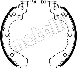 Metelli 53-0213 - Bremžu loku komplekts www.autospares.lv