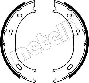 Metelli 53-0239 - Brake Shoe Set, parking brake www.autospares.lv