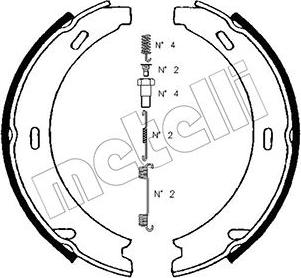 Metelli 53-0234K - Bremžu loku kompl., Stāvbremze www.autospares.lv