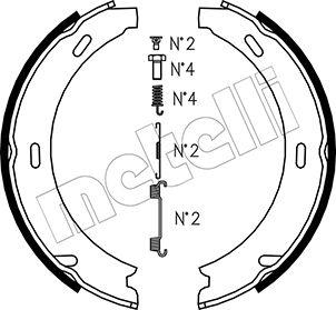 Metelli 53-0233K - Bremžu loku kompl., Stāvbremze www.autospares.lv