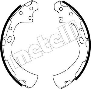 Metelli 53-0279 - Brake Shoe Set www.autospares.lv