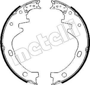 Metelli 53-0274 - Bremžu loku komplekts www.autospares.lv