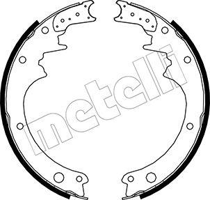 Metelli 53-0275 - Bremžu loku komplekts www.autospares.lv