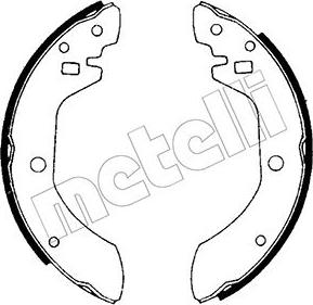 Metelli 53-0271 - Bremžu loku komplekts autospares.lv