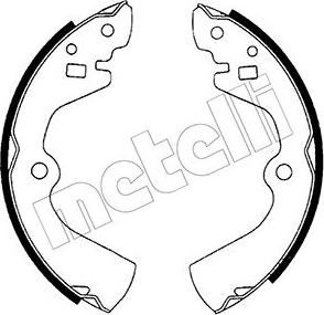 Metelli 53-0277 - Brake Shoe Set www.autospares.lv