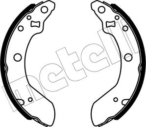 Metelli 53-0732 - Bremžu loku komplekts www.autospares.lv