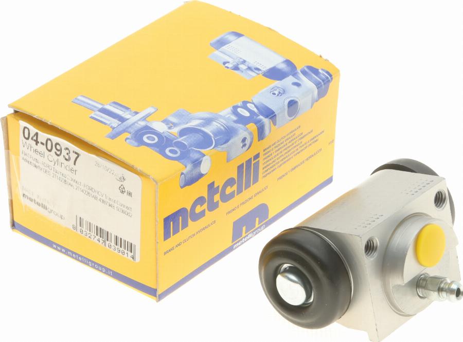 Metelli 04-0937 - Riteņa bremžu cilindrs autospares.lv