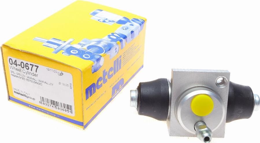 Metelli 04-0677 - Riteņa bremžu cilindrs autospares.lv