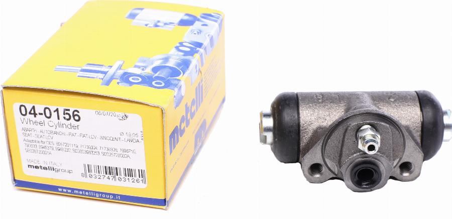 Metelli 04-0156 - Wheel Brake Cylinder www.autospares.lv