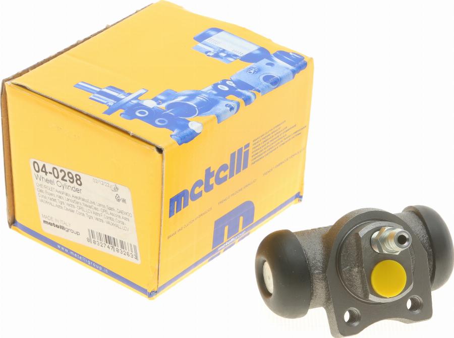 Metelli 04-0298 - Riteņa bremžu cilindrs www.autospares.lv