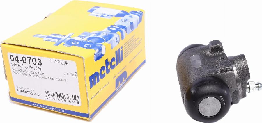 Metelli 04-0703 - Wheel Brake Cylinder www.autospares.lv