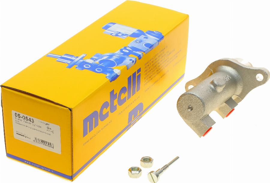 Metelli 05-0543 - Galvenais bremžu cilindrs www.autospares.lv