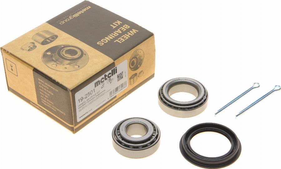 Metelli 19-2501 - Wheel hub, bearing Kit www.autospares.lv