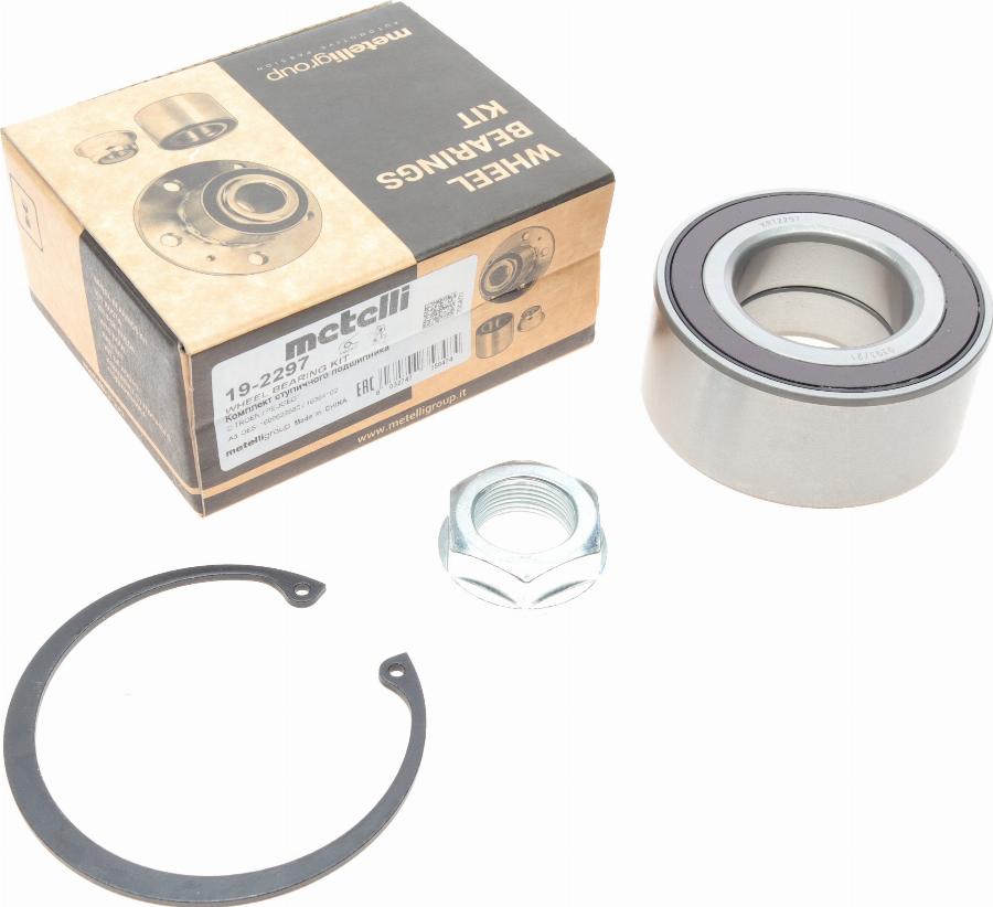 Metelli 19-2297 - Wheel hub, bearing Kit www.autospares.lv