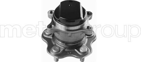 Metelli 19-7860 - Подшипник ступицы колеса, комплект www.autospares.lv