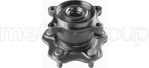 Metelli 19-7861 - Подшипник ступицы колеса, комплект www.autospares.lv