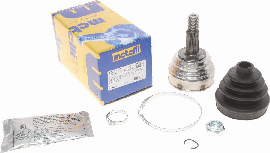 Metelli 15-1009 - Шарнирный комплект, ШРУС, приводной вал www.autospares.lv