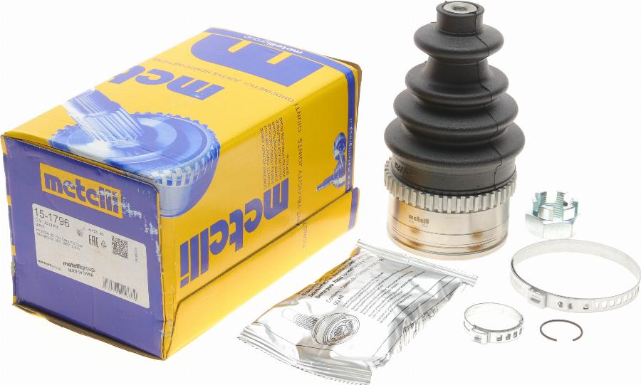 Metelli 15-1796 - Шарнирный комплект, ШРУС, приводной вал www.autospares.lv