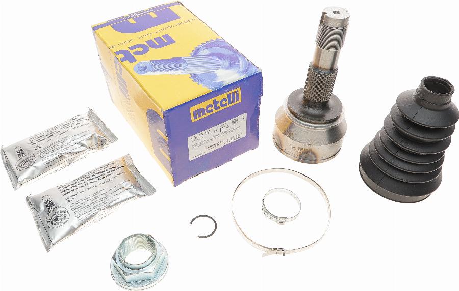 Metelli 15-1717 - Шарнирный комплект, ШРУС, приводной вал www.autospares.lv