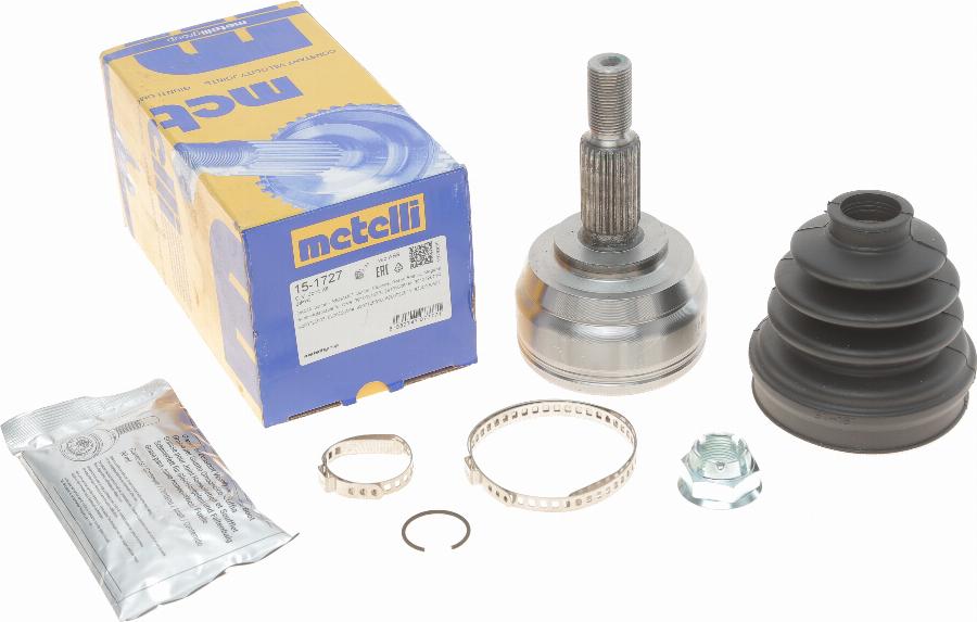 Metelli 15-1727 - Šarnīru komplekts, Piedziņas vārpsta www.autospares.lv