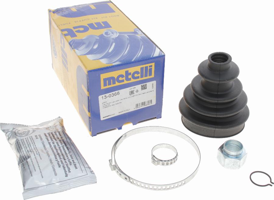 Metelli 13-0366 - Putekļusargs, Piedziņas vārpsta www.autospares.lv