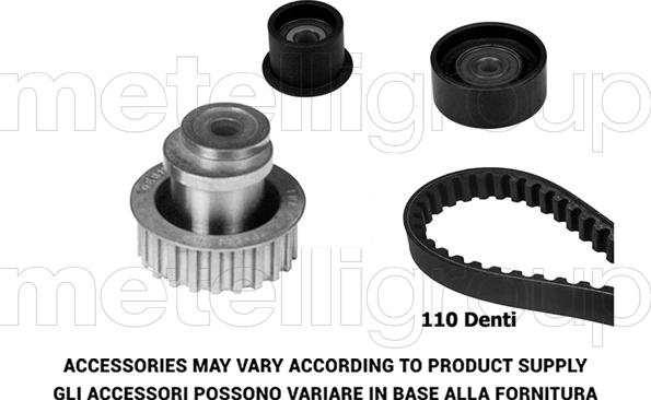 Metelli 29-0404 - Zobsiksnas komplekts autospares.lv