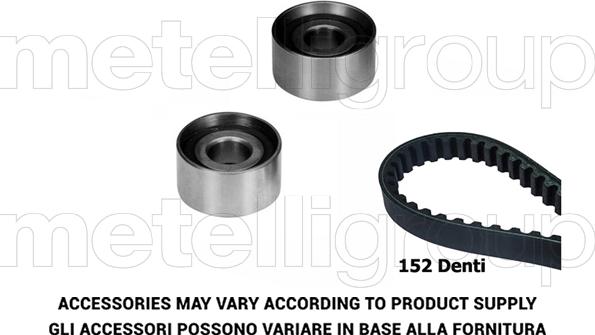 Metelli 29-0435 - Zobsiksnas komplekts autospares.lv