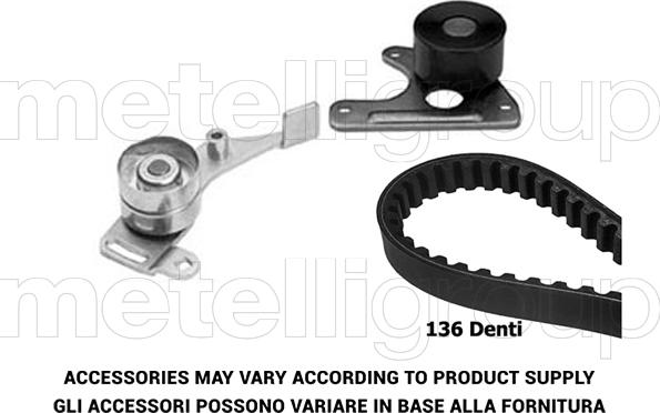 Metelli 29-0098 - Timing Belt Set www.autospares.lv