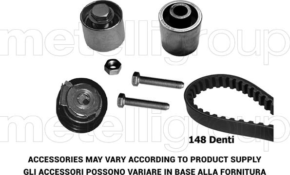 Metelli 29-0046 - Zobsiksnas komplekts www.autospares.lv