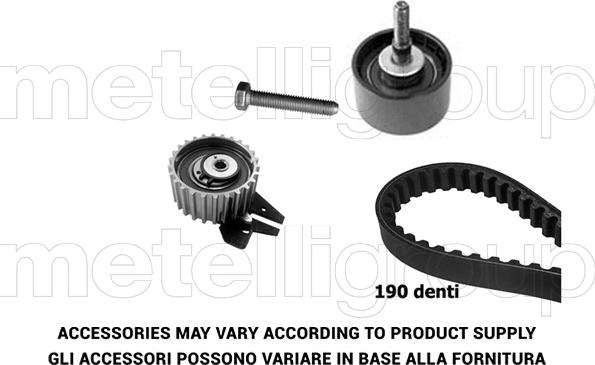 Metelli 29-0042 - Zobsiksnas komplekts www.autospares.lv