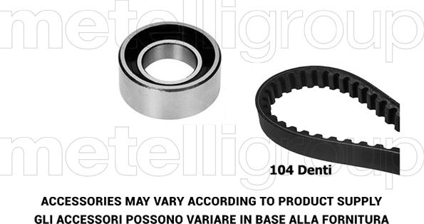 Metelli 29-0059 - Zobsiksnas komplekts autospares.lv