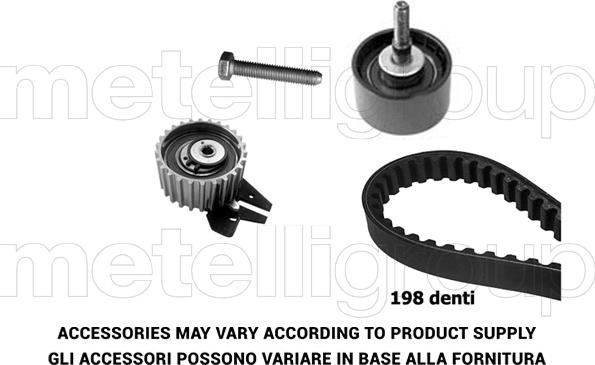 Metelli 29-0056 - Timing Belt Set www.autospares.lv