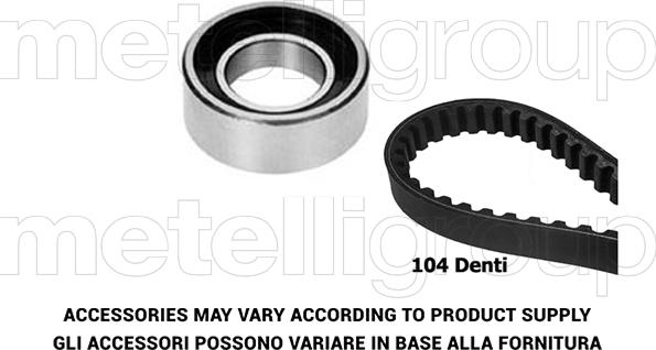 Metelli 29-0058 - Timing Belt Set www.autospares.lv