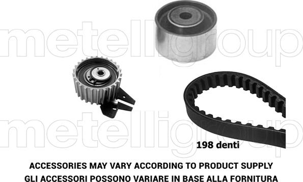 Metelli 29-0061 - Zobsiksnas komplekts autospares.lv