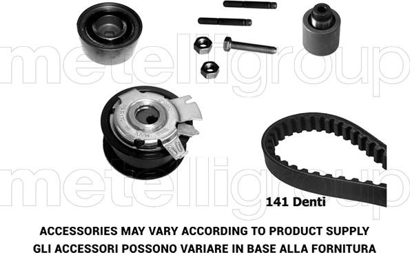 Metelli 29-0067 - Timing Belt Set www.autospares.lv