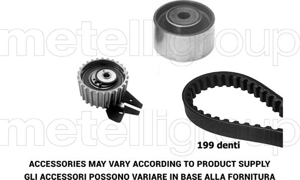 Metelli 29-0080 - Zobsiksnas komplekts www.autospares.lv