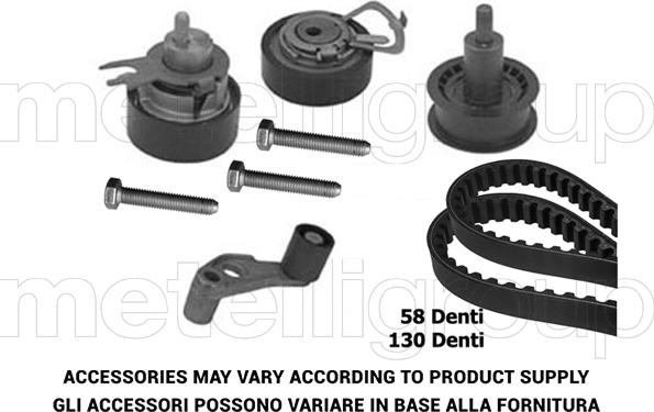 Metelli 29-0023 - Zobsiksnas komplekts www.autospares.lv