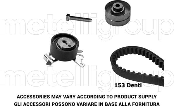 Metelli 29-0075 - Zobsiksnas komplekts www.autospares.lv