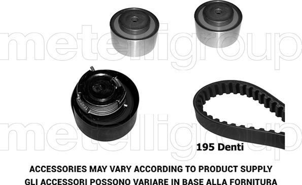 Metelli 29-0198 - Zobsiksnas komplekts www.autospares.lv