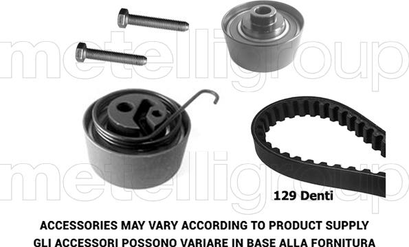 Metelli 29-0193 - Zobsiksnas komplekts www.autospares.lv