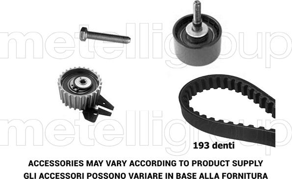 Metelli 29-0145 - Zobsiksnas komplekts www.autospares.lv