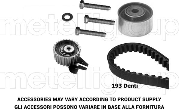 Metelli 29-0148 - Zobsiksnas komplekts autospares.lv