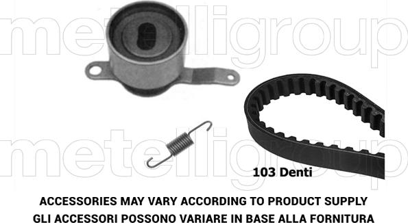 Metelli 29-0150 - Комплект зубчатого ремня ГРМ www.autospares.lv