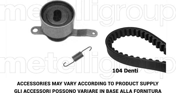 Metelli 29-0151 - Zobsiksnas komplekts autospares.lv