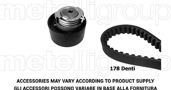 Metelli 29-0169 - Комплект зубчатого ремня ГРМ www.autospares.lv