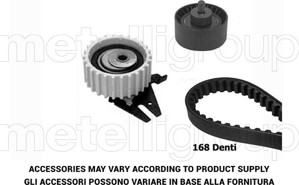 Metelli 29-0160 - Zobsiksnas komplekts autospares.lv