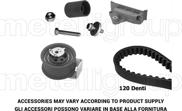 Metelli 29-0162 - Zobsiksnas komplekts autospares.lv