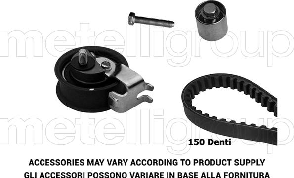 Metelli 29-0189 - Timing Belt Set www.autospares.lv