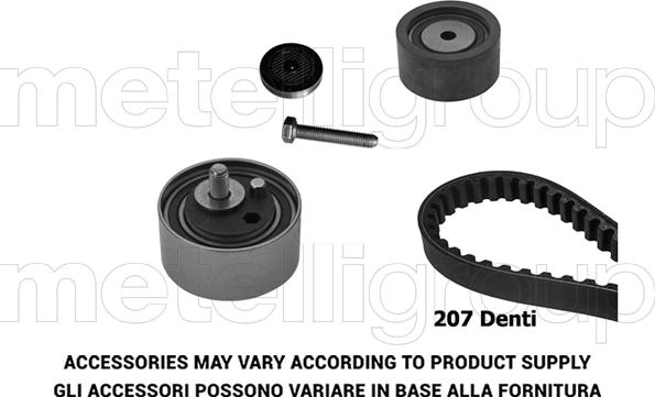 Metelli 29-0171 - Zobsiksnas komplekts www.autospares.lv